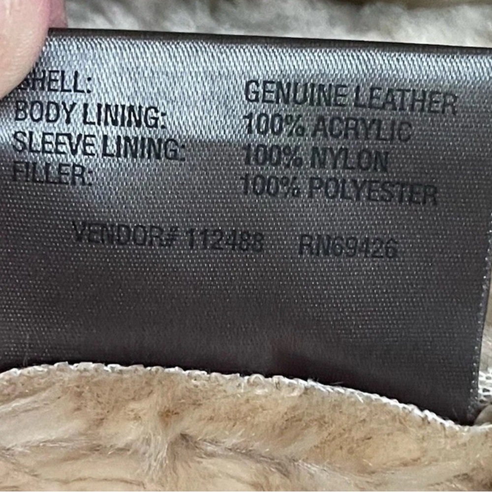 Wilson's Leather Maxima Suede Shearling Coat Women's Large - Picture 8 of 9